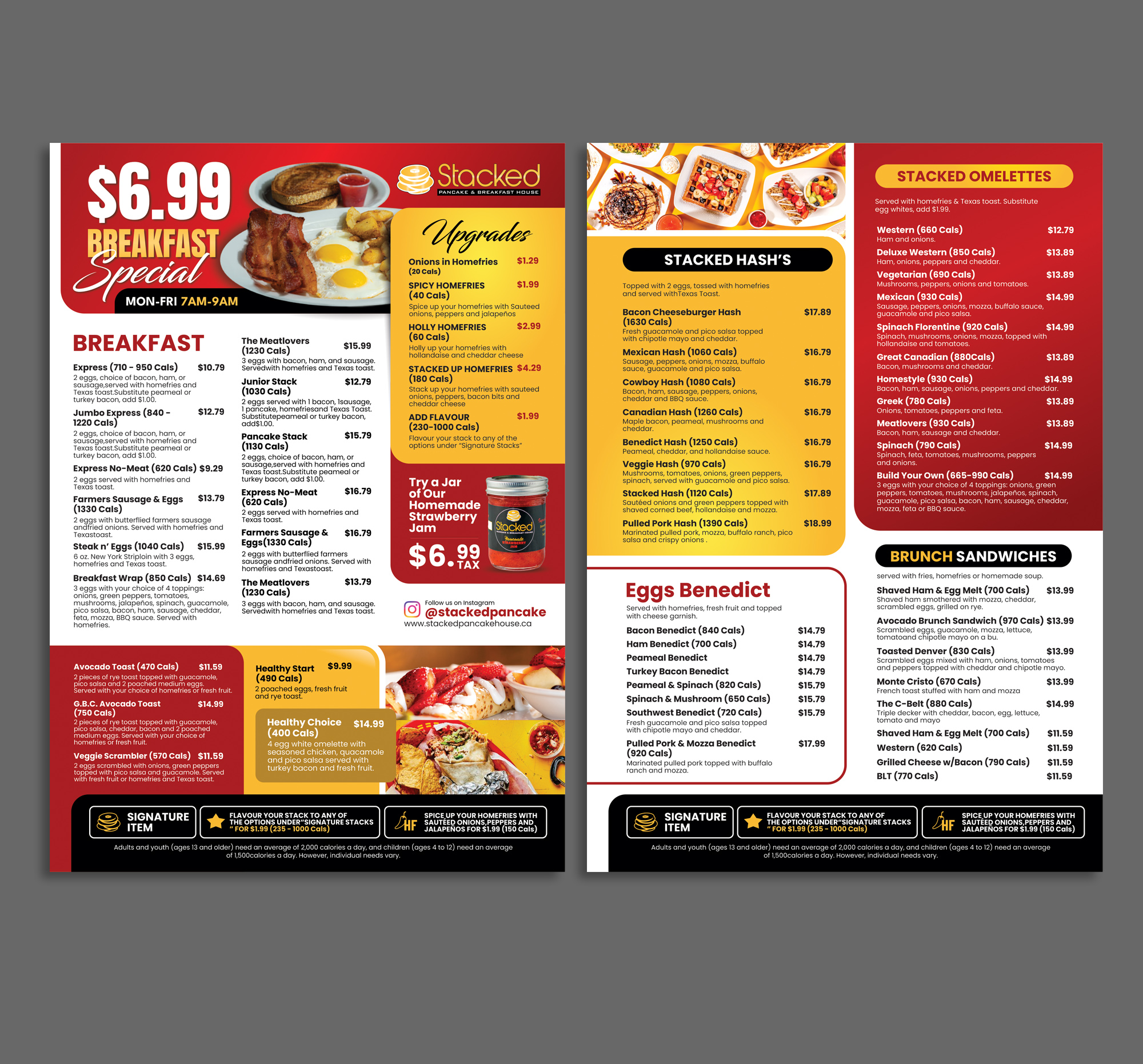Menu Design by Dzhafir for this project | Design #31922805