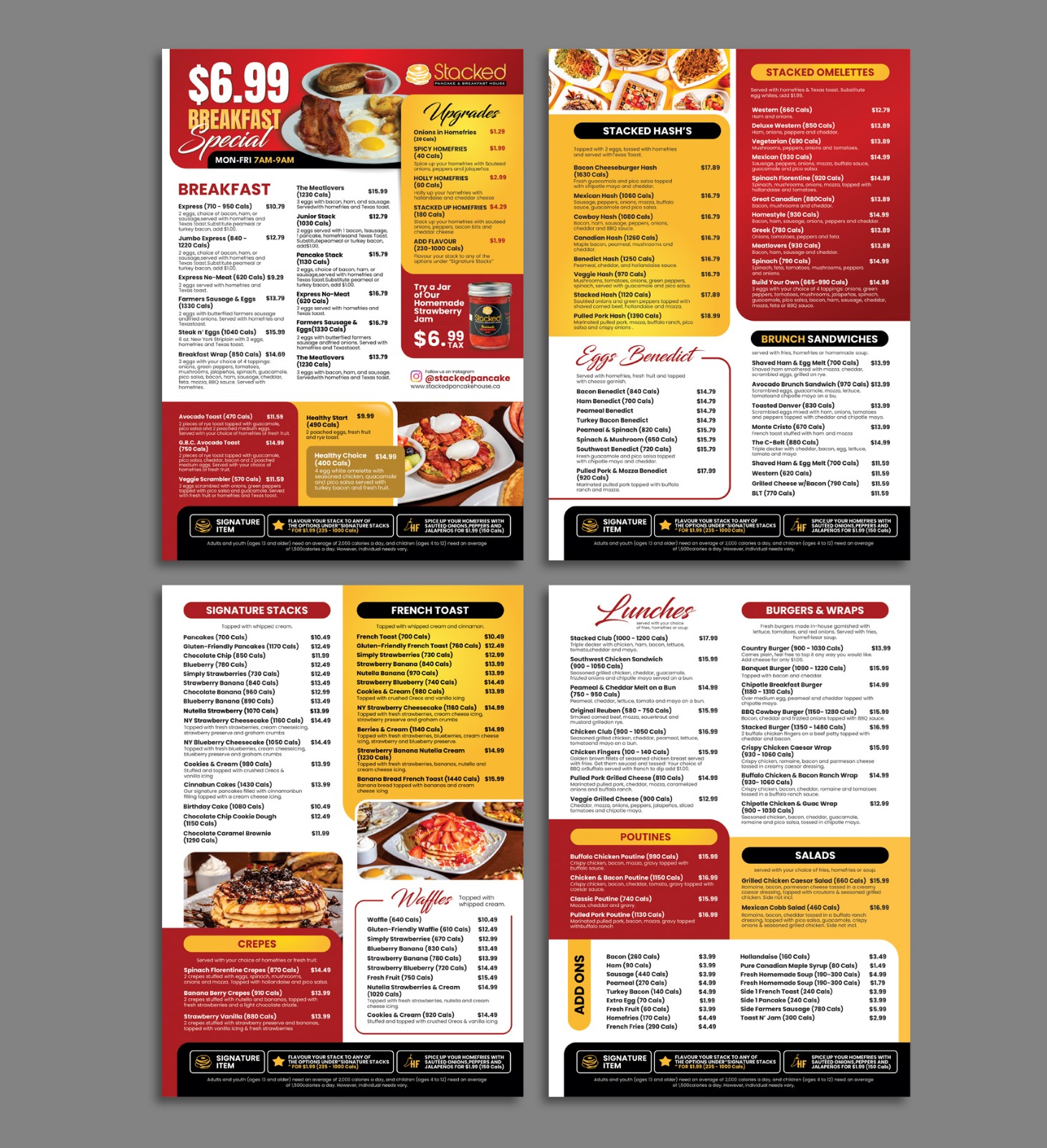 Menu Design by Dzhafir for this project | Design #31926335