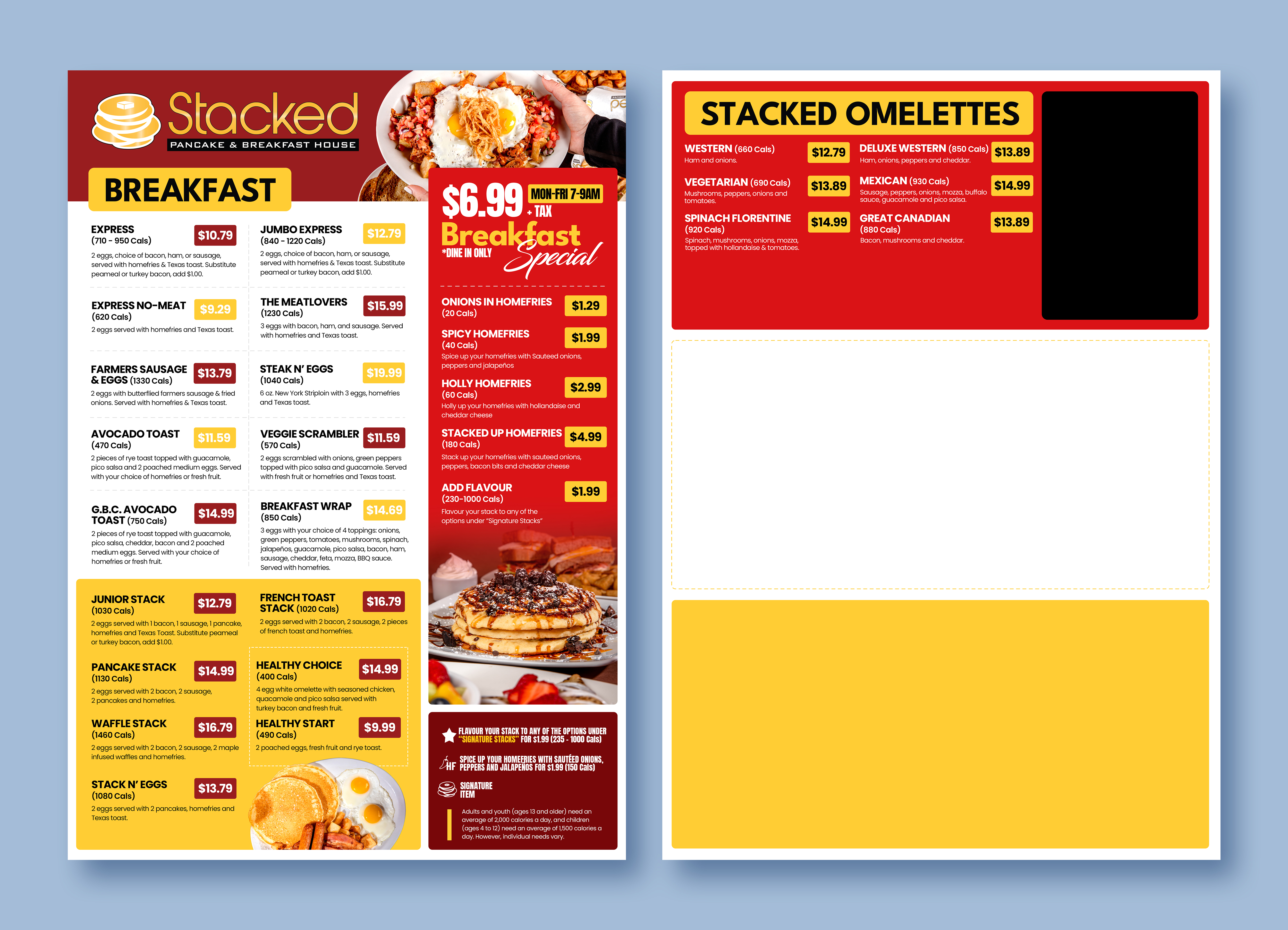 Menu Design by Graphic Guy for this project | Design #31928916