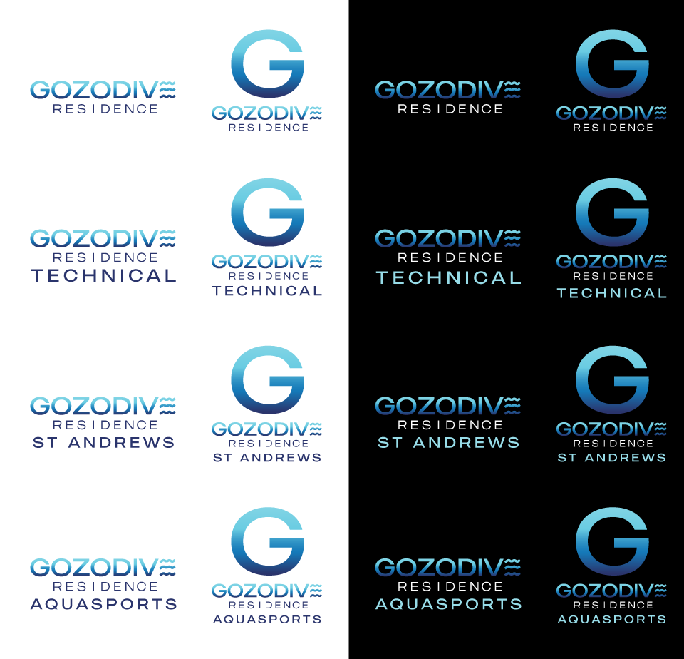 Logo Design by Enz67 for GOZODIVE - St. Andrews | Design #31922329