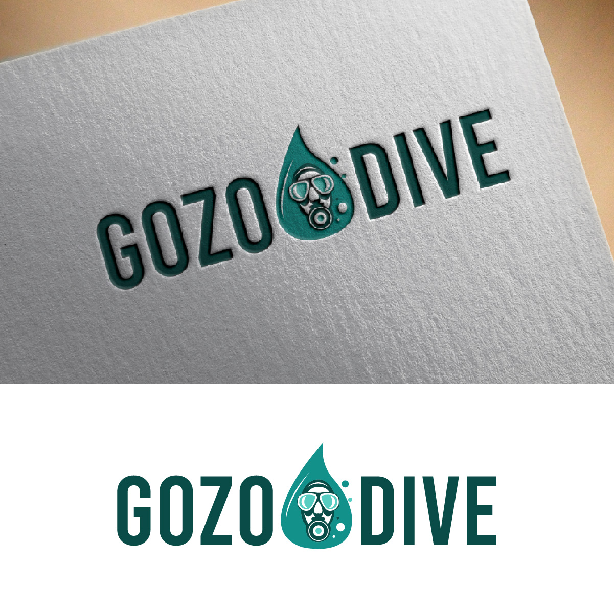 Logo Design by Loknath for GOZODIVE - St. Andrews | Design #31934960