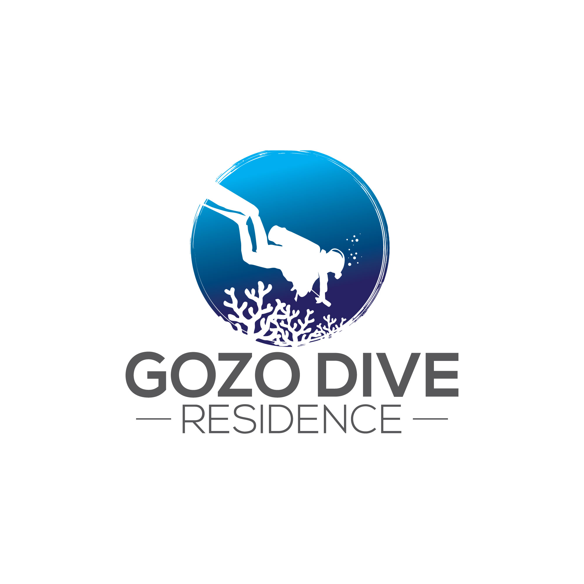 Logo Design by Rosalie.. for GOZODIVE - St. Andrews | Design #31948080