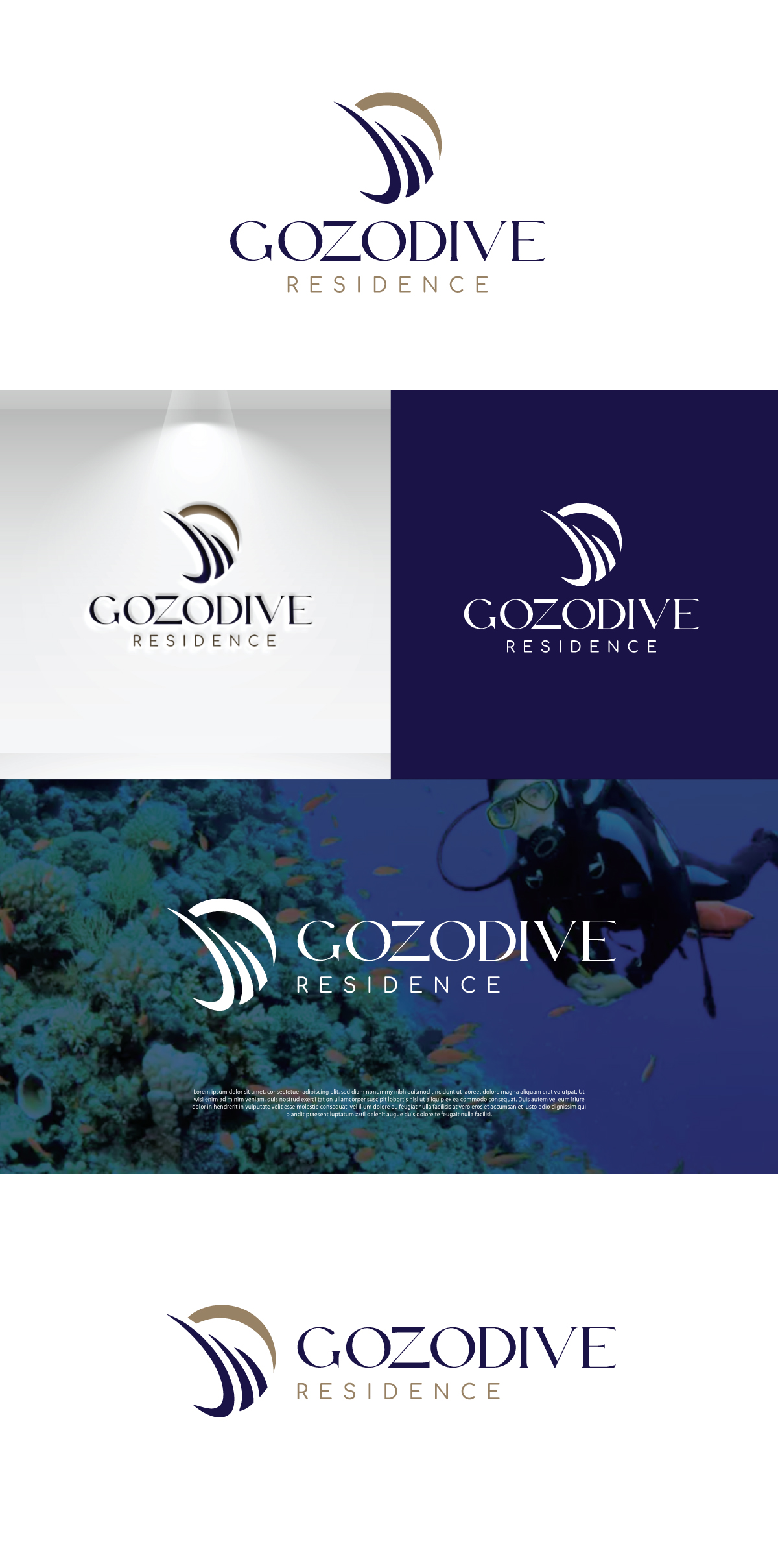 Logo Design by Design_Lenni for GOZODIVE - St. Andrews | Design #31938446