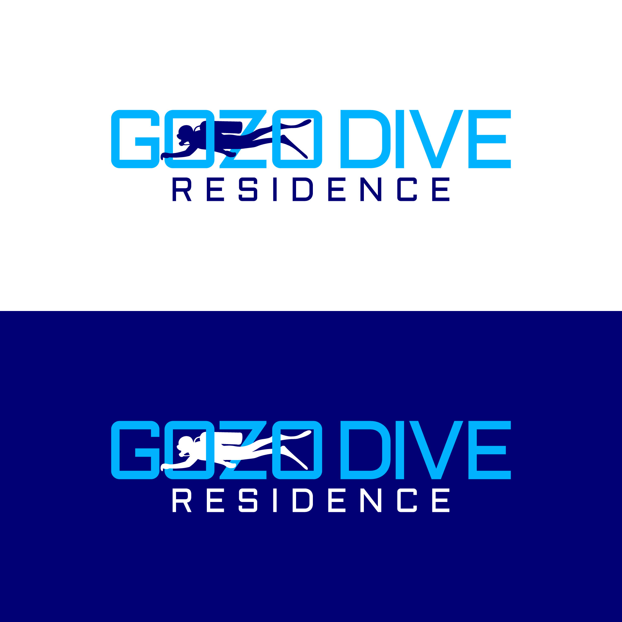 Logo Design by loveqis for GOZODIVE - St. Andrews | Design #31929400