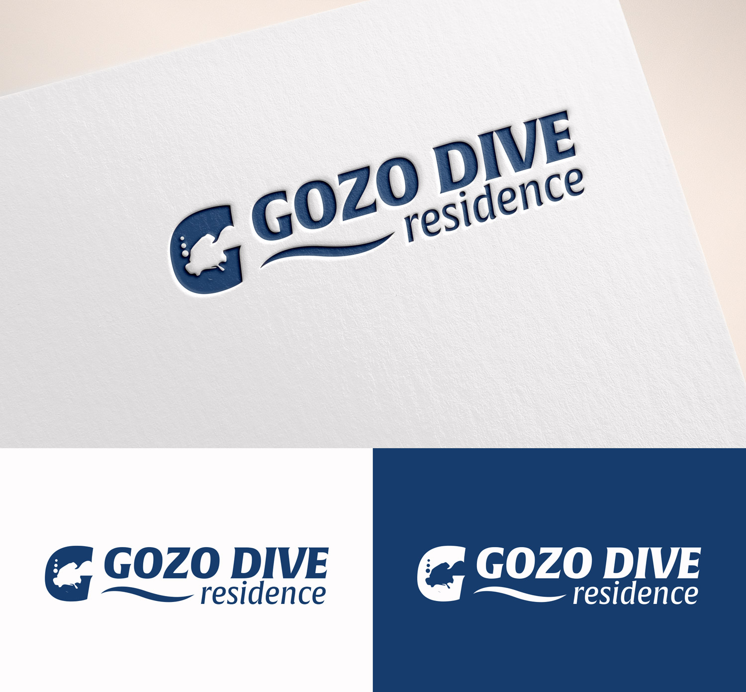 Logo Design by M Art & Design for GOZODIVE - St. Andrews | Design #31921694