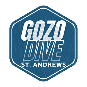 Logo Design by Chas Designs for GOZODIVE - St. Andrews | Design: #31963399