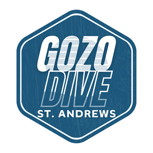 Logo Design by Chas Designs for GOZODIVE - St. Andrews | Design: #31963415