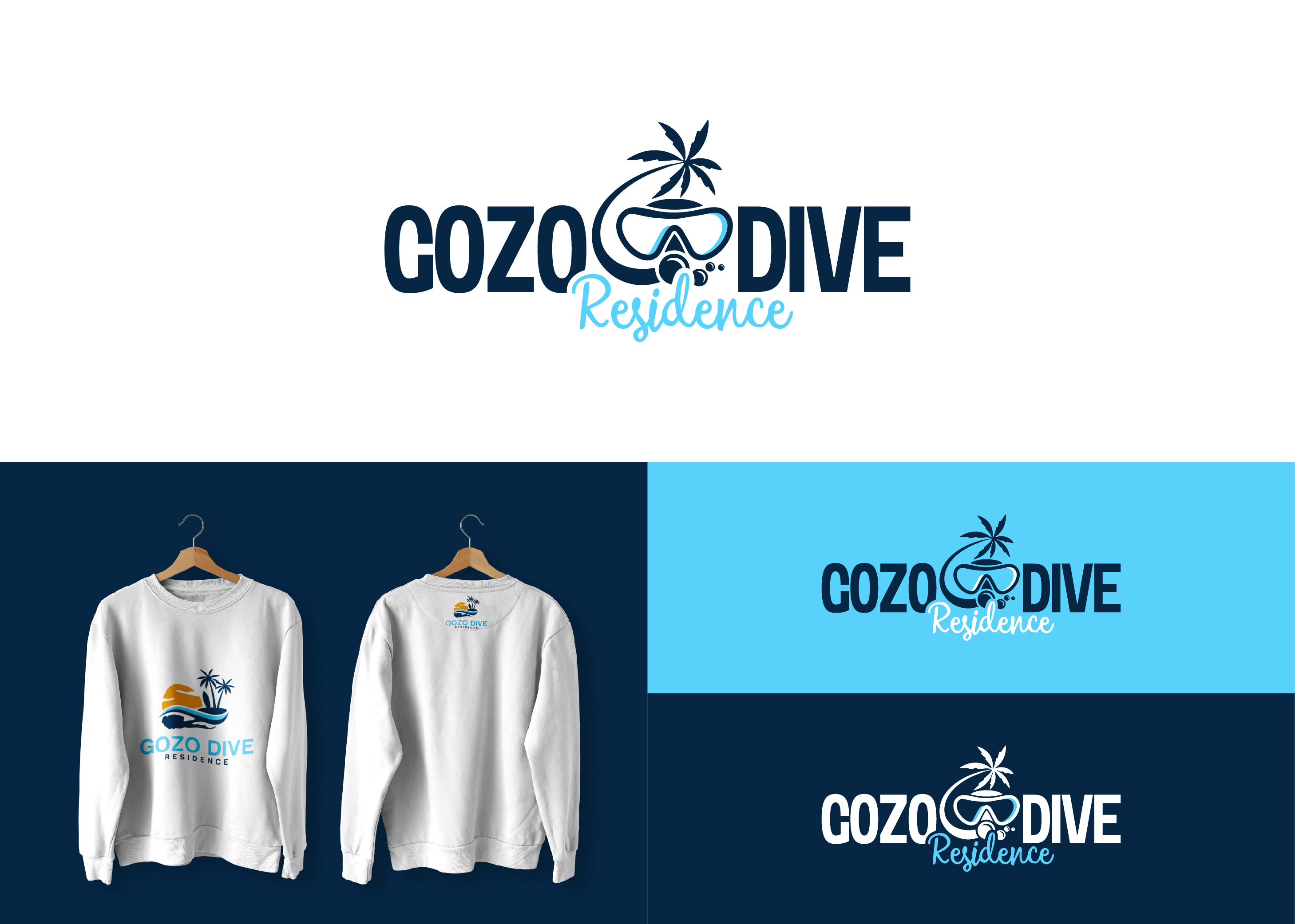 Logo Design by Ebad Usman for GOZODIVE - St. Andrews | Design #31957155