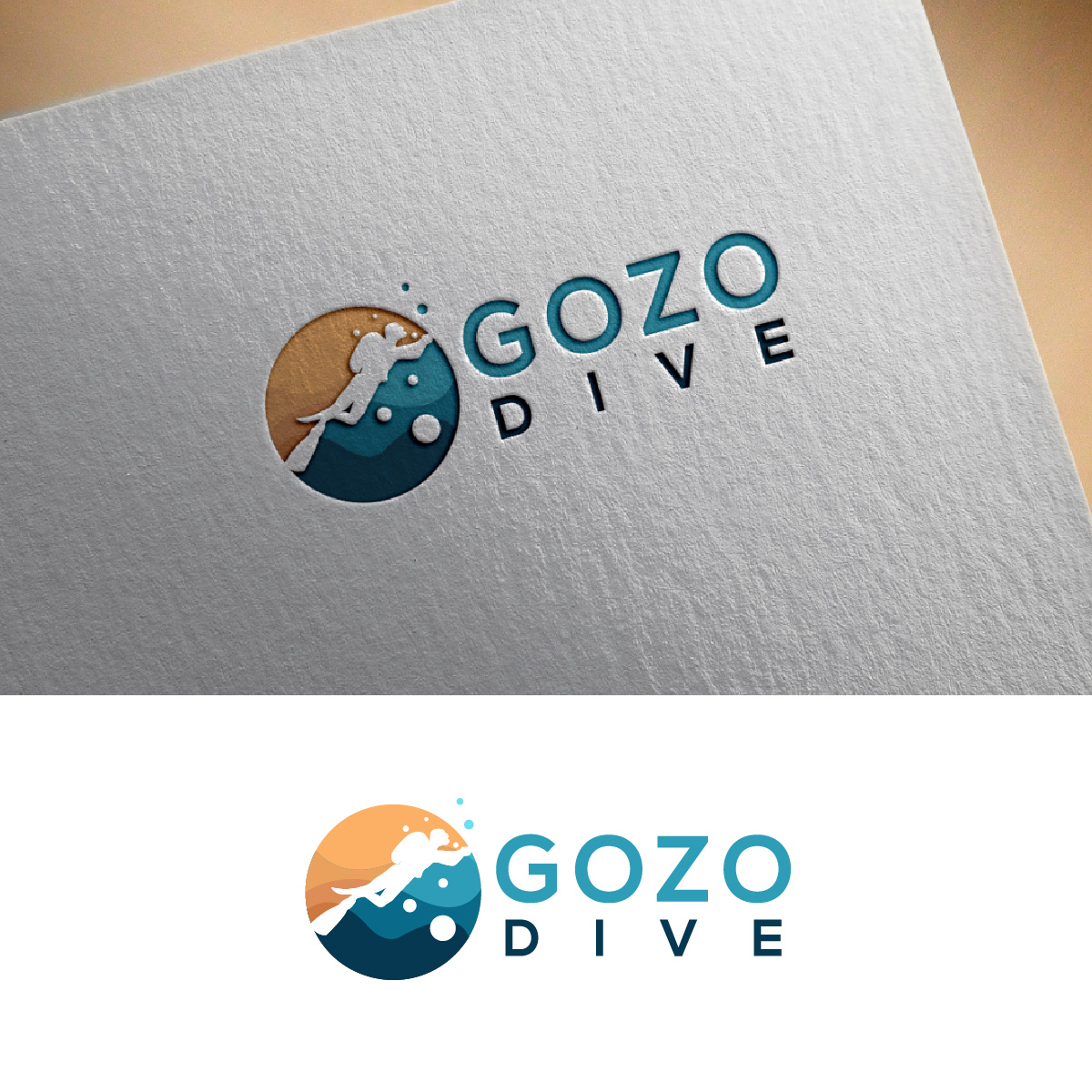 Logo Design by fly  design for GOZODIVE - St. Andrews | Design #31927993