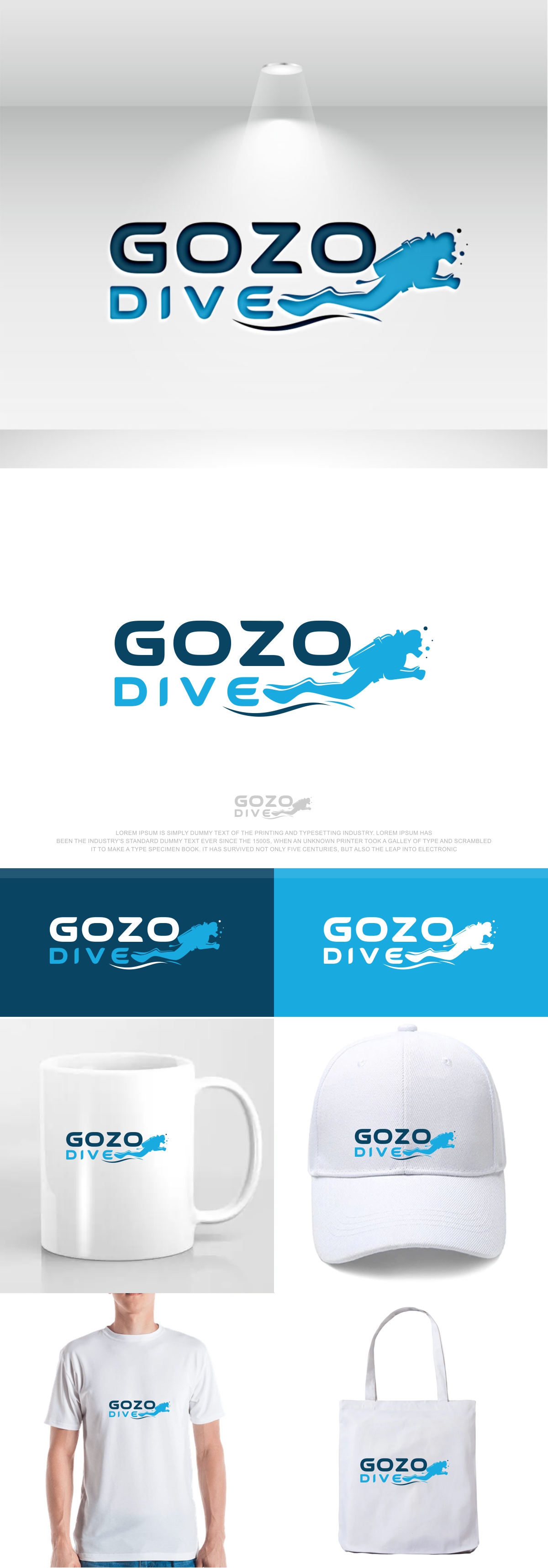 Logo-Design von fly  design für GOZODIVE - St. Andrews | Design #31927994