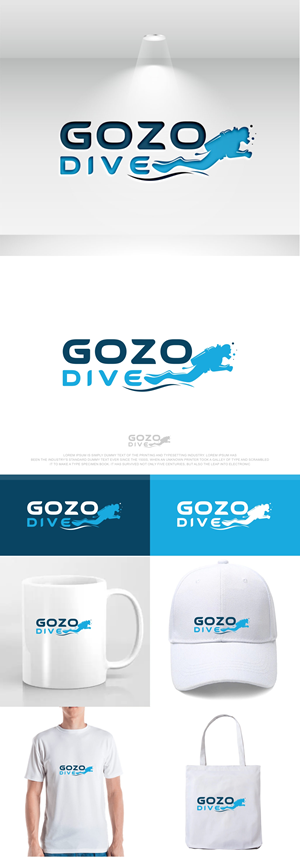 Diseño de Logo por fly  design para GOZODIVE - St. Andrews | Diseño: #31927994