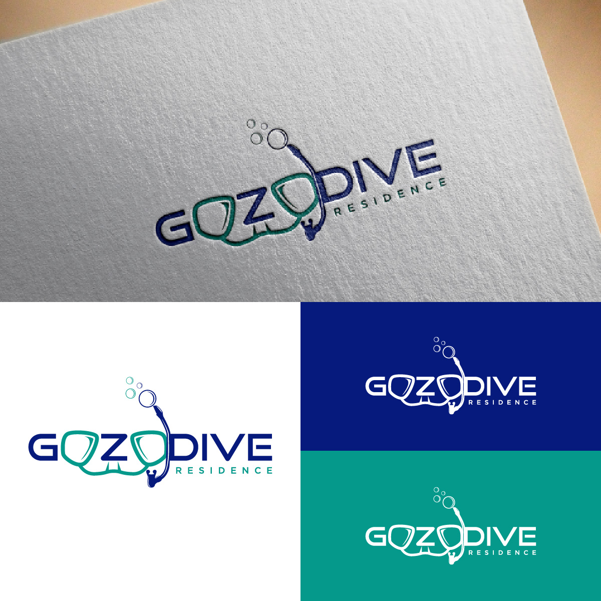 Logo Design by fly  design for GOZODIVE - St. Andrews | Design #31928361