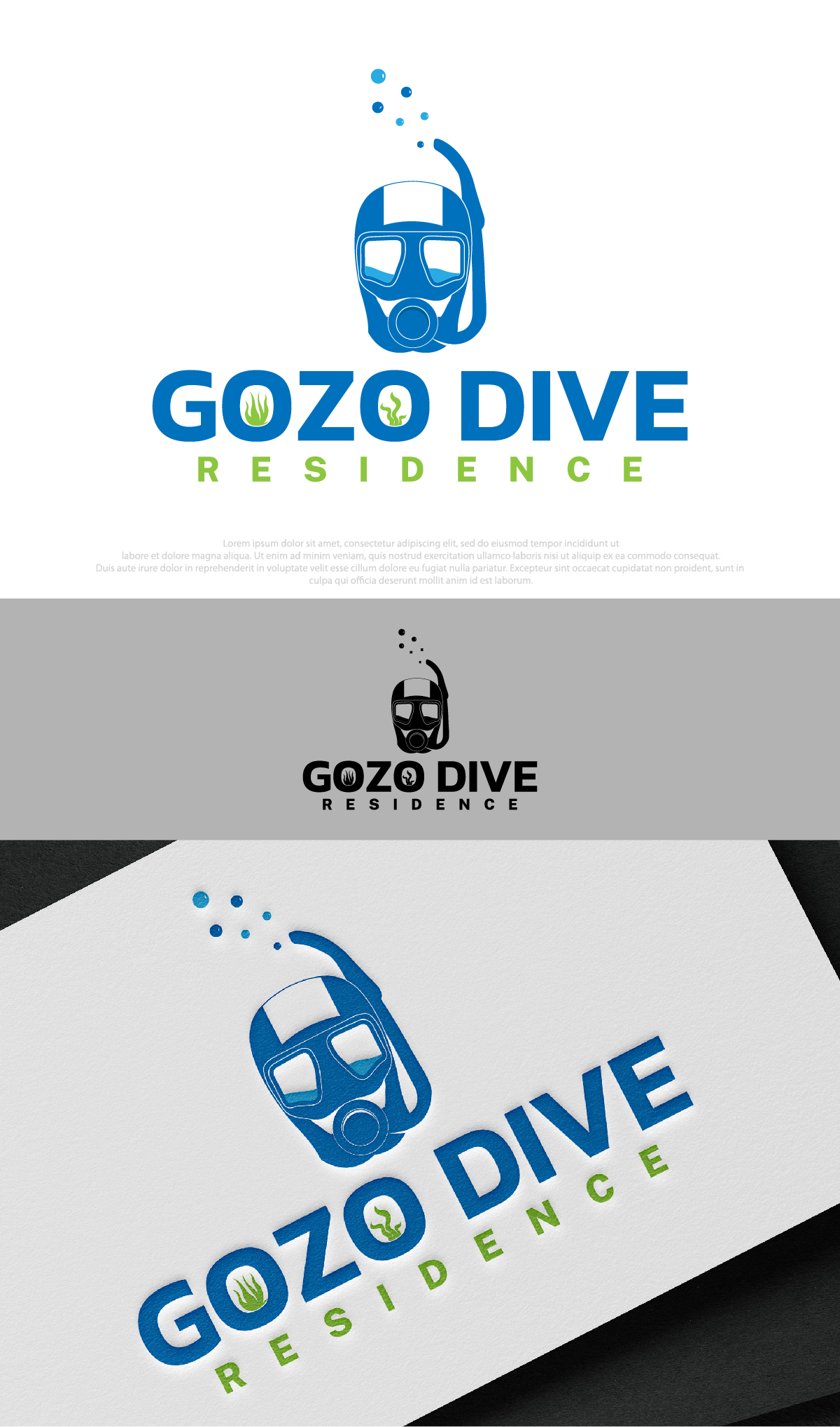Logo Design by DesignLima for GOZODIVE - St. Andrews | Design #31934606