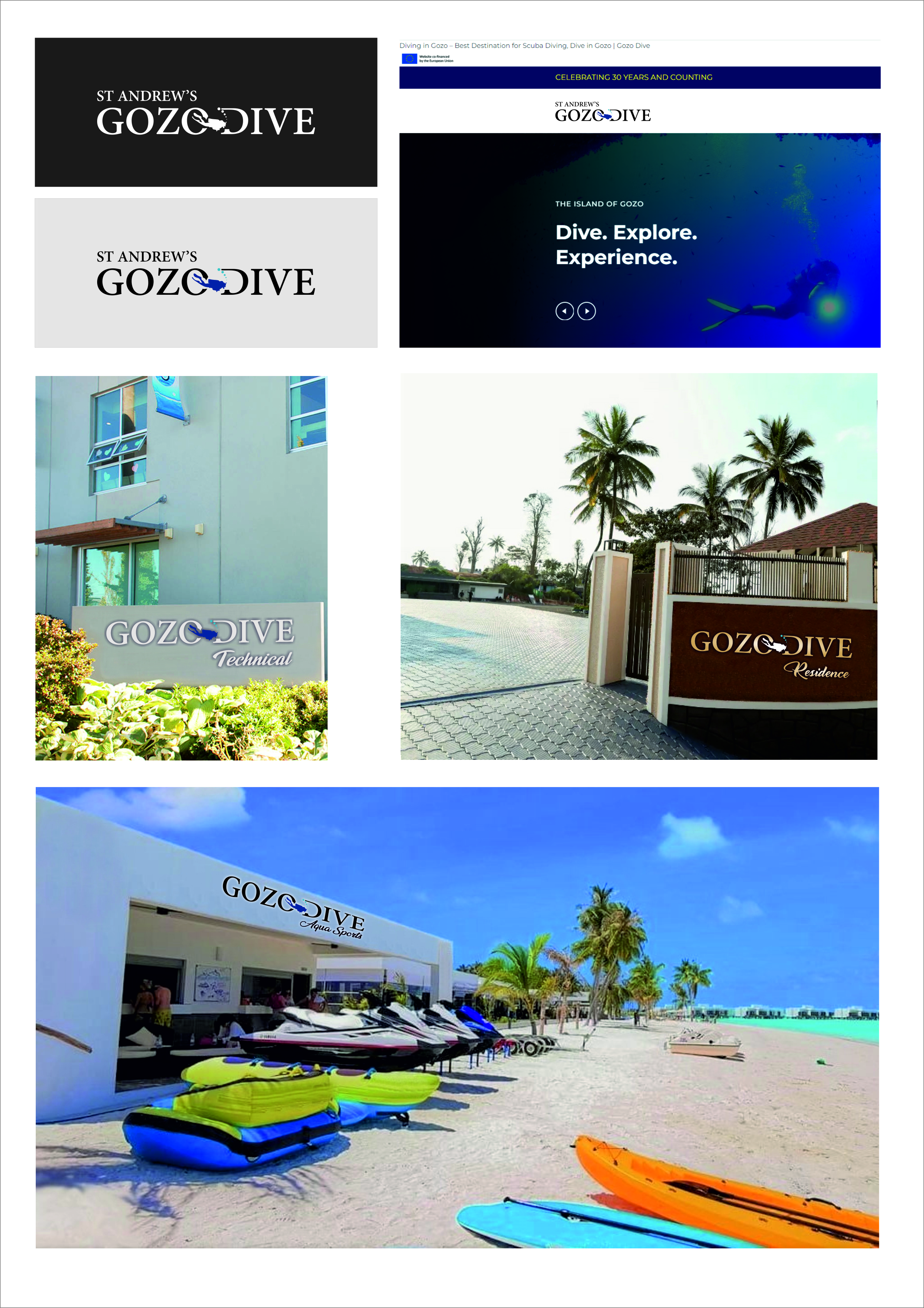 Logo Design by m.maheshmittal2009 for GOZODIVE - St. Andrews | Design #31946821