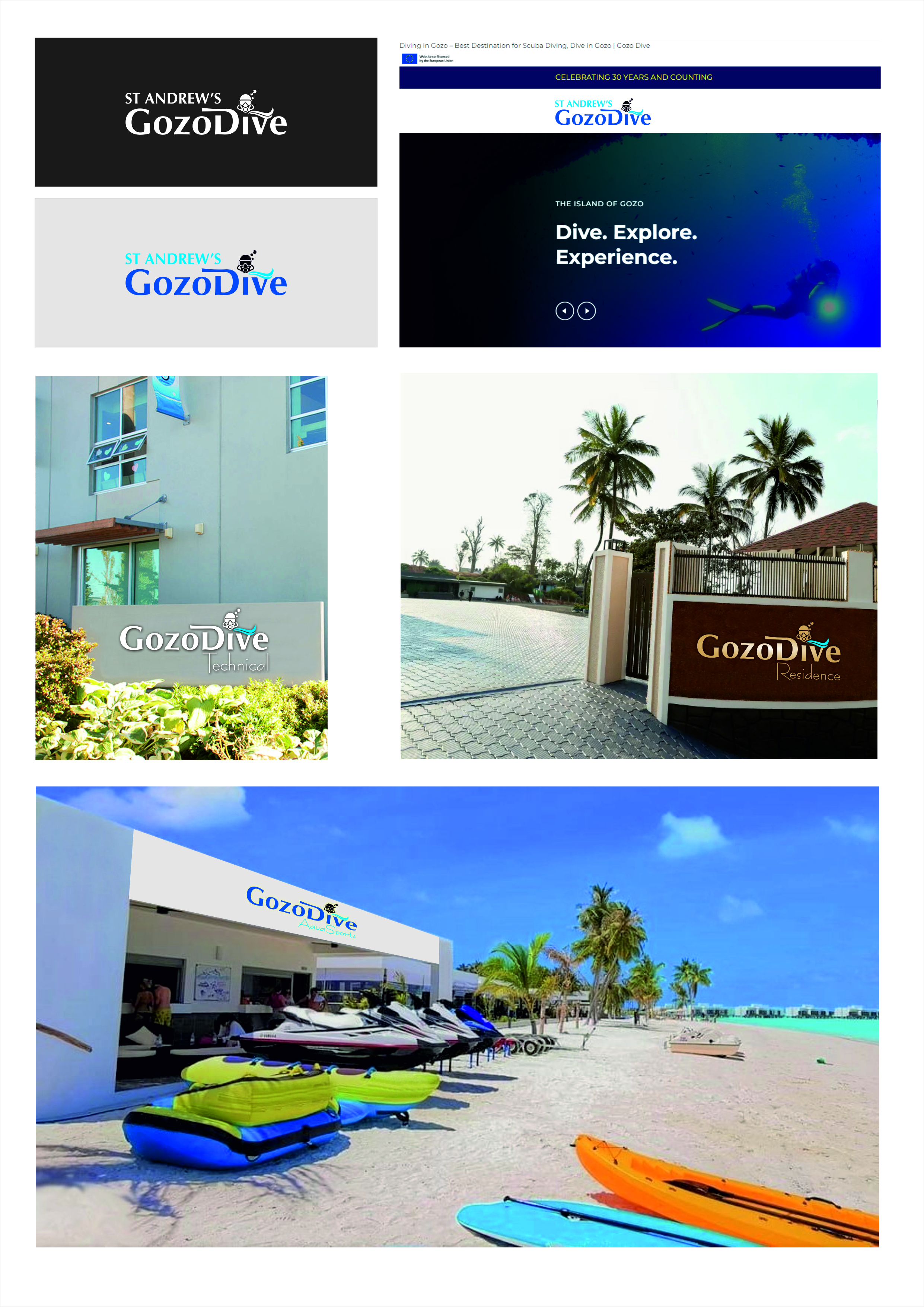 Logo Design by m.maheshmittal2009 for GOZODIVE - St. Andrews | Design #31950488