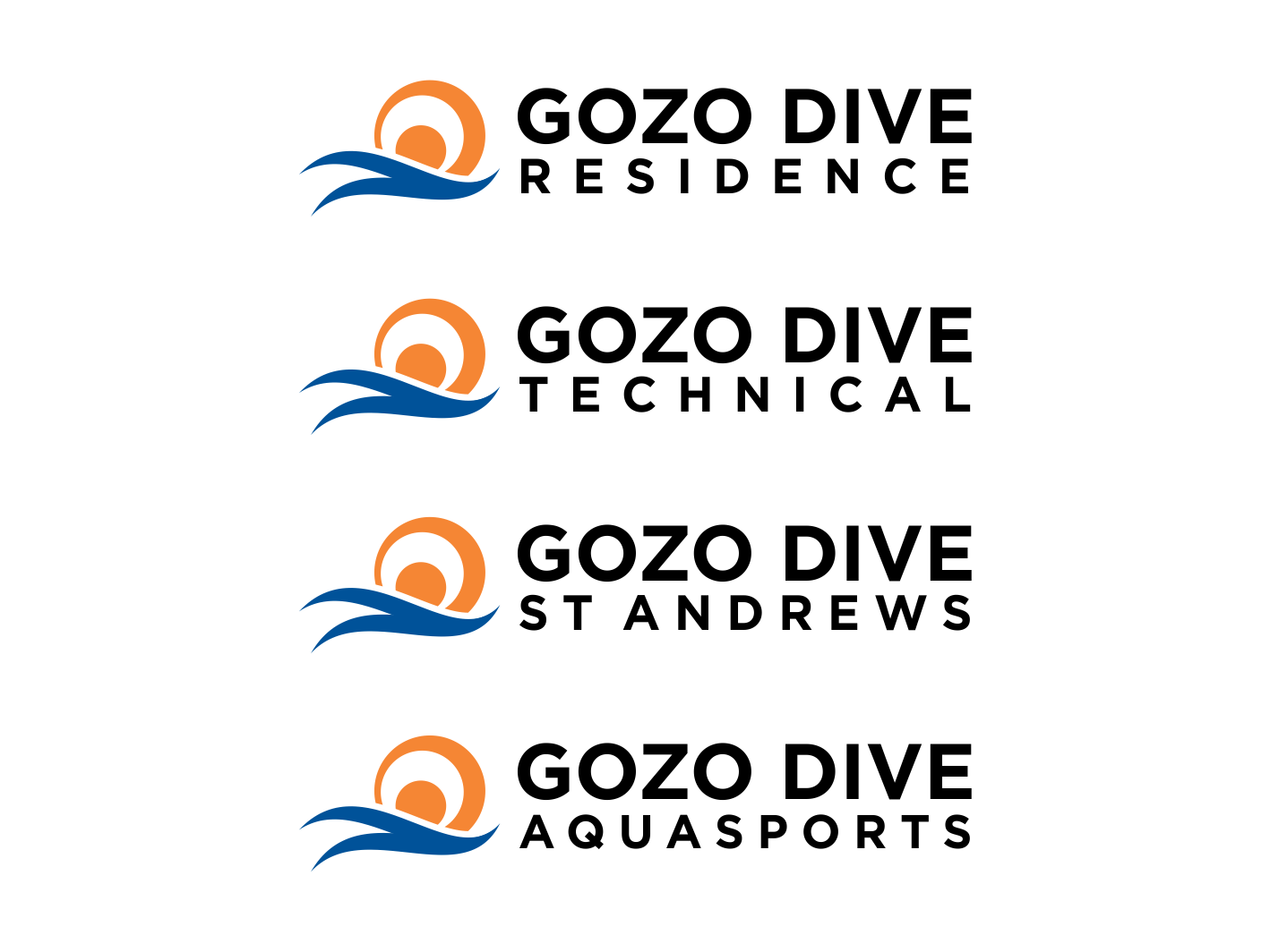 Logo Design by BNdesigner for GOZODIVE - St. Andrews | Design #31936555