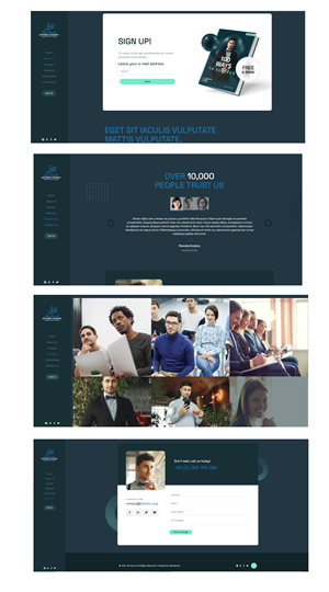 Wordpress Design by Michael Oyugi for Jason Bennett Actors Studio | Design: #32008303