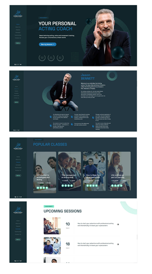 Wordpress Design by Michael Oyugi for Jason Bennett Actors Studio | Design: #32008304