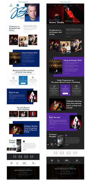 Wordpress Design by sai.designer87 for Jason Bennett Actors Studio | Design: #31935146
