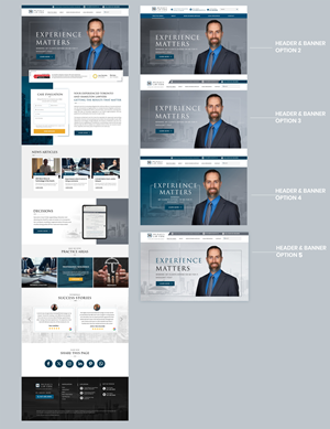 Web Design by Blue Sparrow for Michael''s Law Firm | Design: #31933264