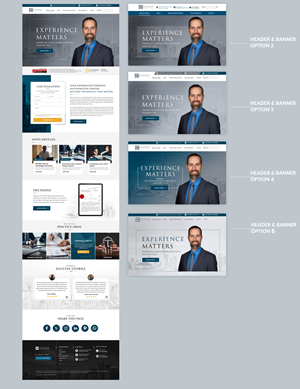 Web Design by Blue Sparrow for Michael''s Law Firm | Design: #31938942