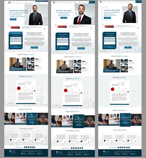 Web Design by Blue Sparrow for Michael''s Law Firm | Design: #31977876