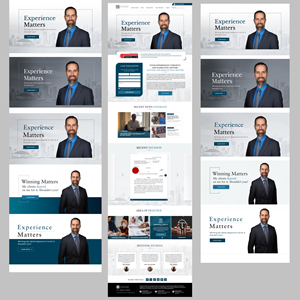 Web Design by Blue Sparrow for Michael''s Law Firm | Design: #31985619