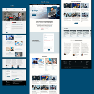 Web Design by AAA Studio for Michael''s Law Firm | Design: #31950354