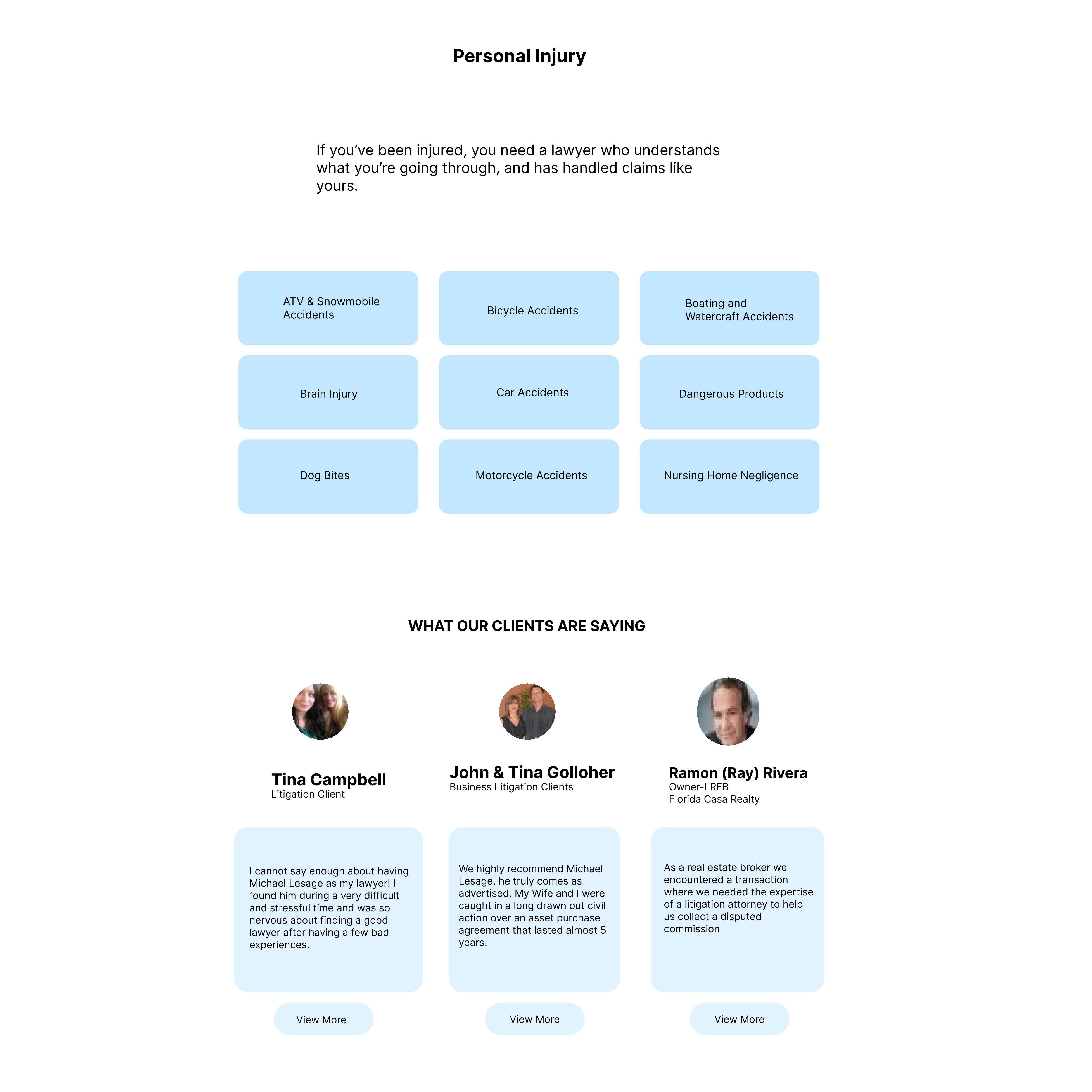 Web Design by king k for Michael''s Law Firm | Design #31936446