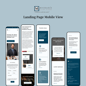 Web Design by Taufik H for Michael''s Law Firm | Design: #31947568
