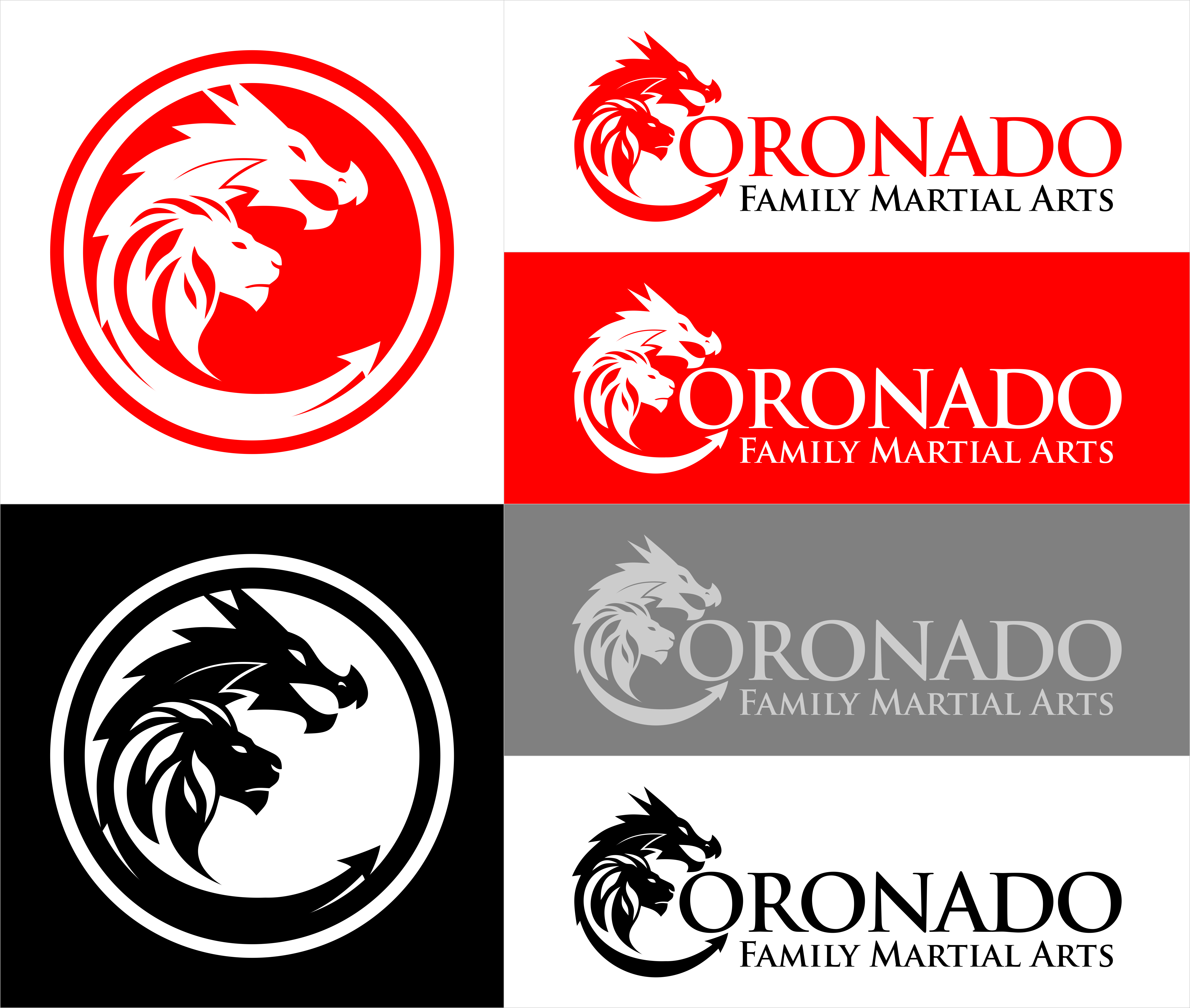 Logo-Design von GambarSERU für Coronado's Family Martial Arts | Design #31932272