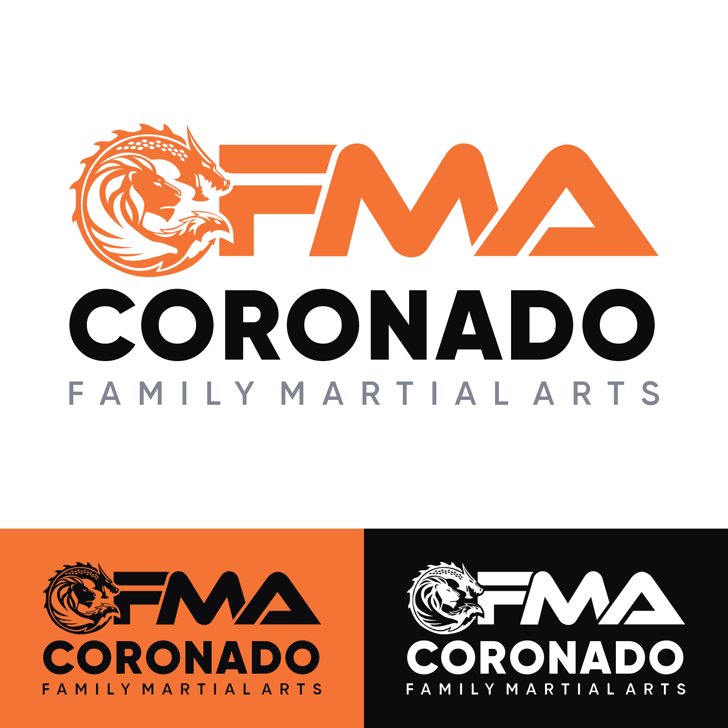 Logo-Design von Dalang Design für Coronado's Family Martial Arts | Design #31930443
