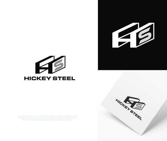 Logo Design by Anton for Hickey Steel | Design #31971409