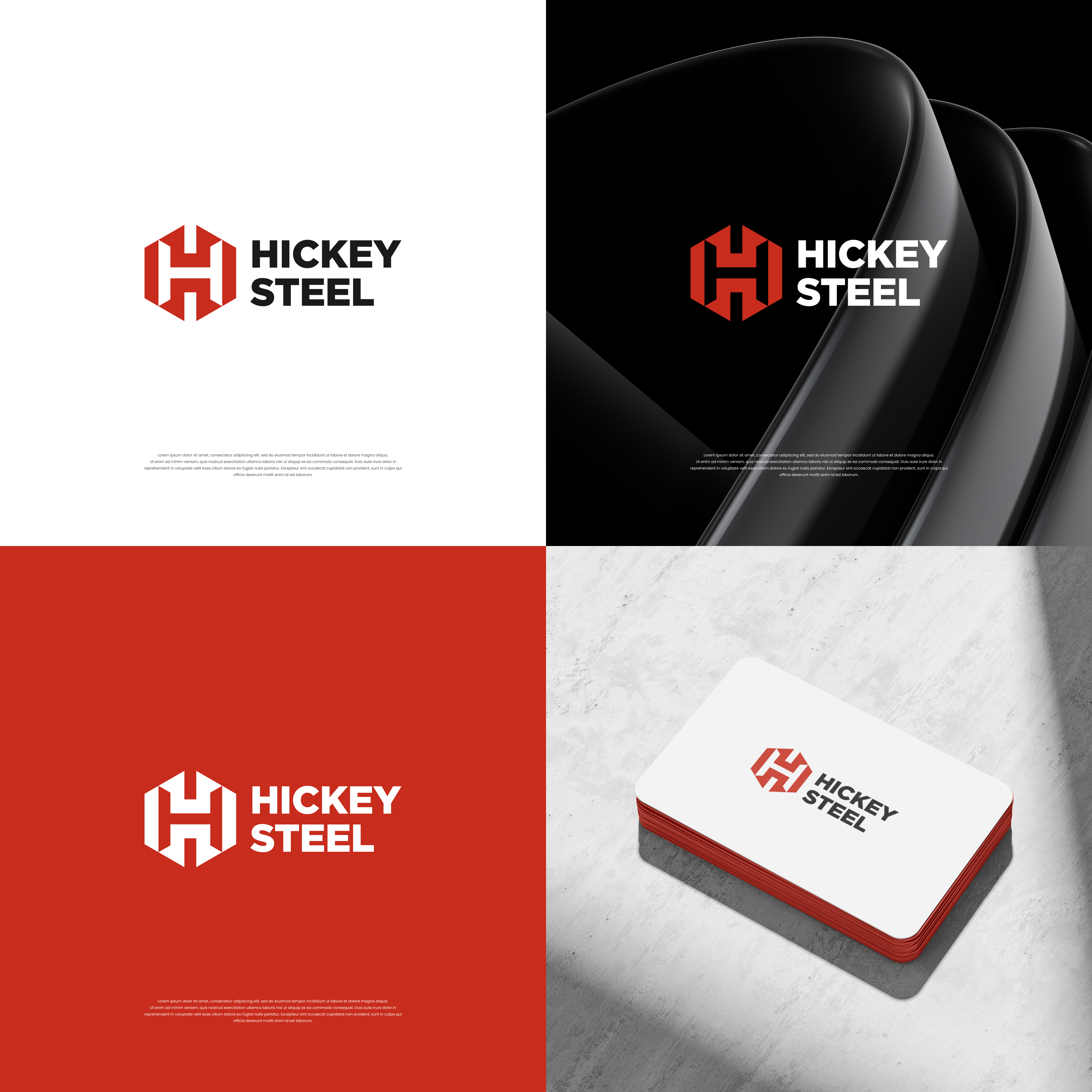 Logo Design by ge.logo for Hickey Steel | Design: #31949150
