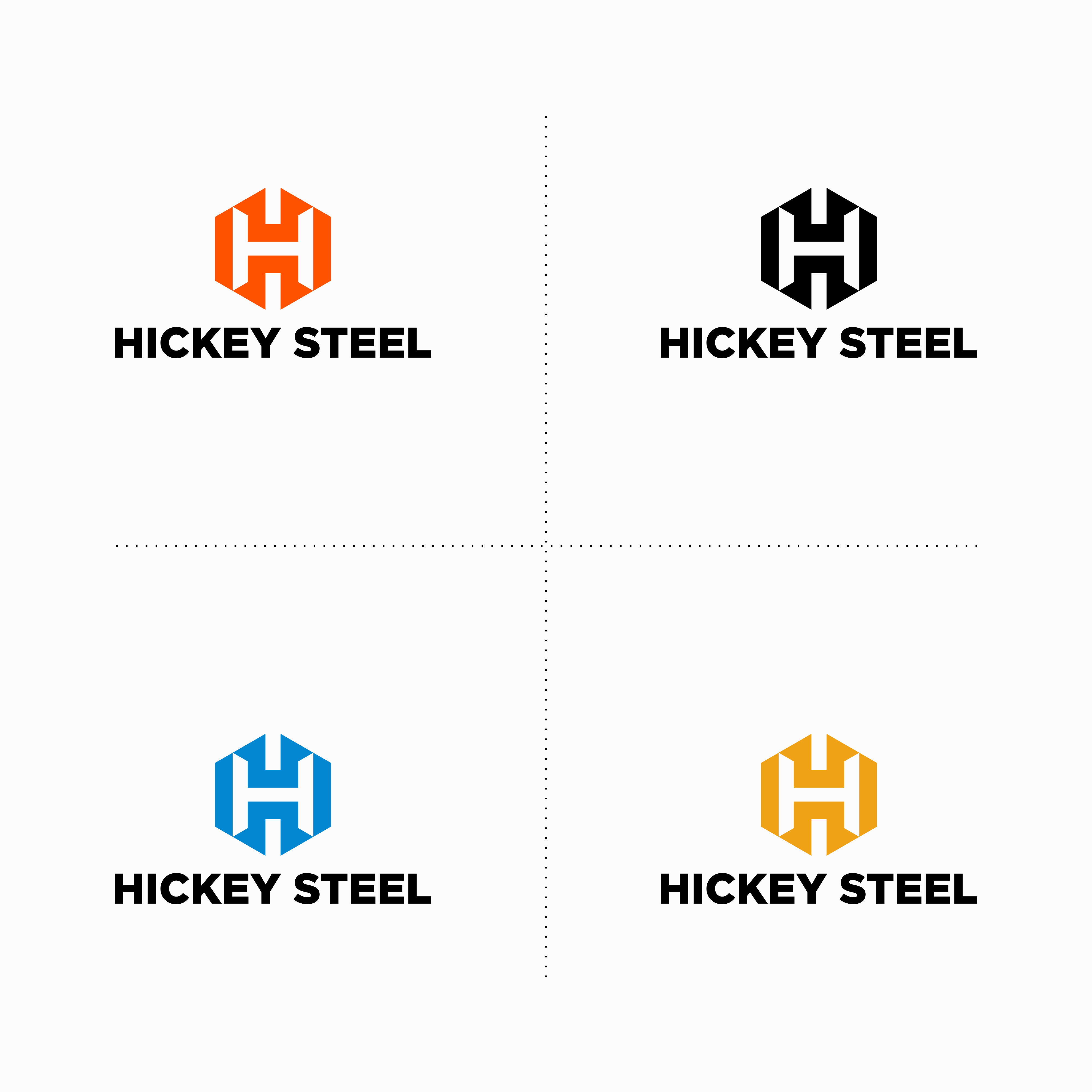 Logo Design by ge.logo for Hickey Steel | Design #32047252