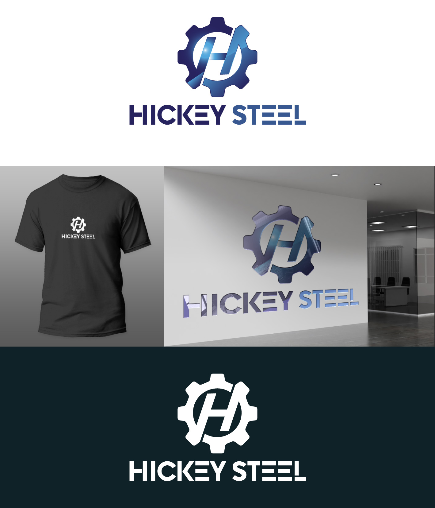 Logo Design by monitodesign for Hickey Steel | Design #31948661