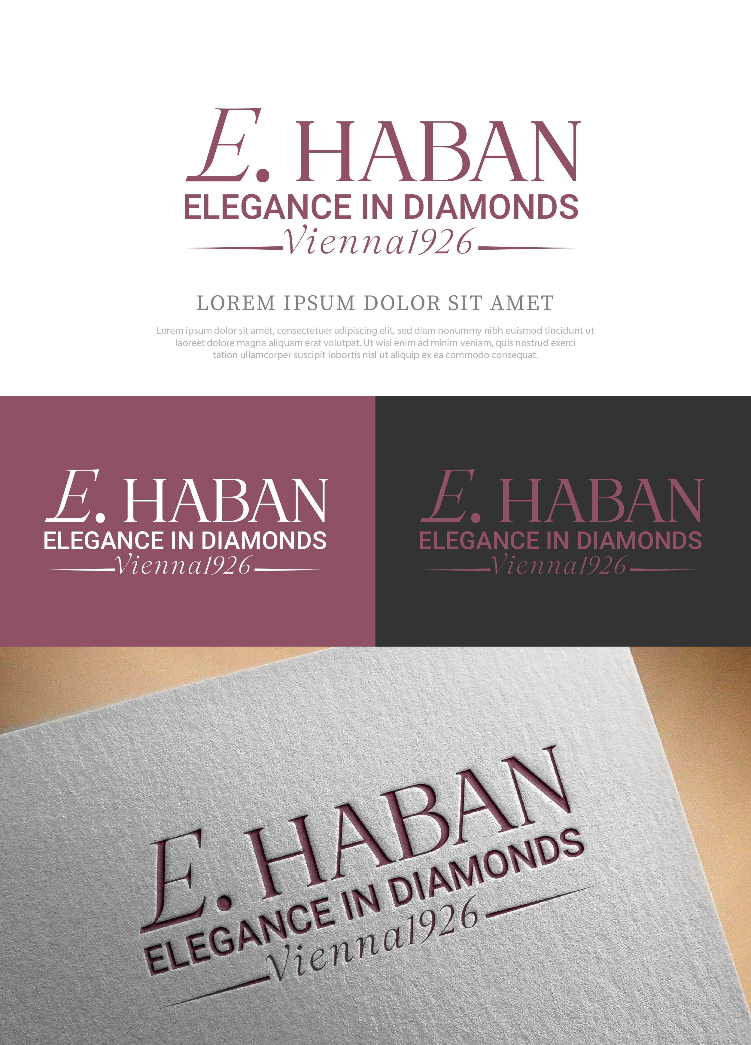 Logo Design by NasarLogo for Ernst A. Haban | Design #31976197