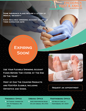 Diseño de Flyer por pb para Frederick Foot & Ankle | Diseño: #31942426
