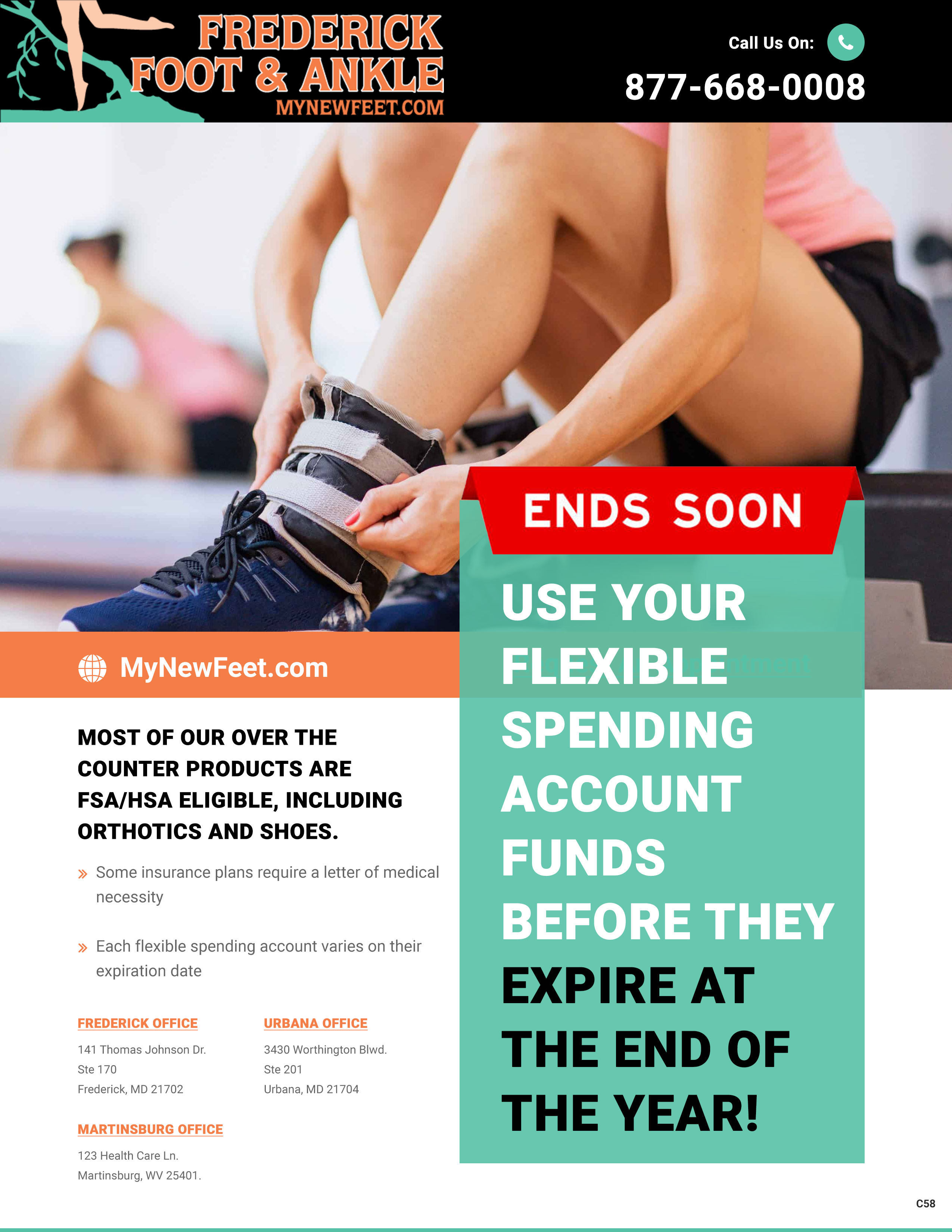 Flyer Design by pb for Frederick Foot & Ankle | Design #31942470