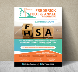 Flyer Design by Dzhafir for Frederick Foot & Ankle | Design #31940075