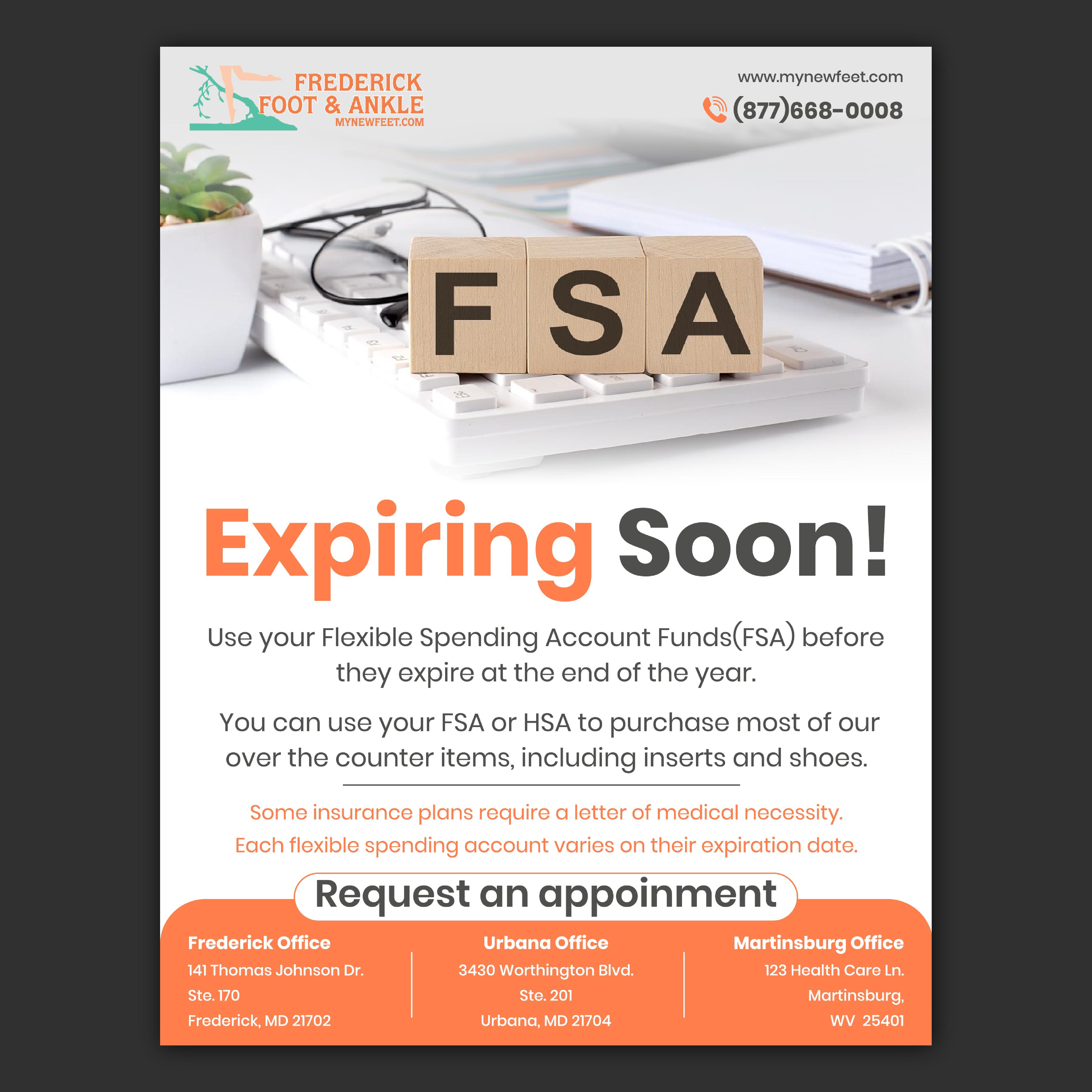 Flyer Design by Bidita Saha for Frederick Foot & Ankle | Design #31939943