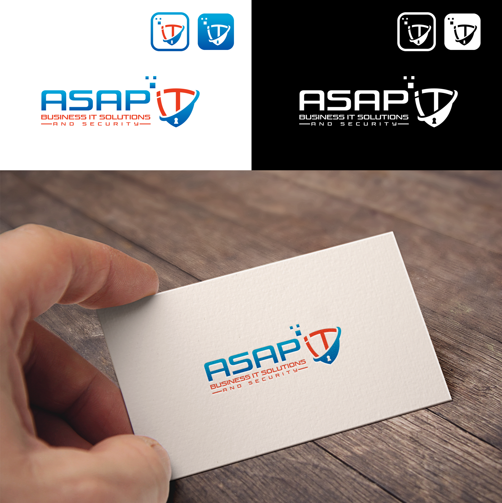 Logo Design by RA-bica for Asap IT | Design #31941705
