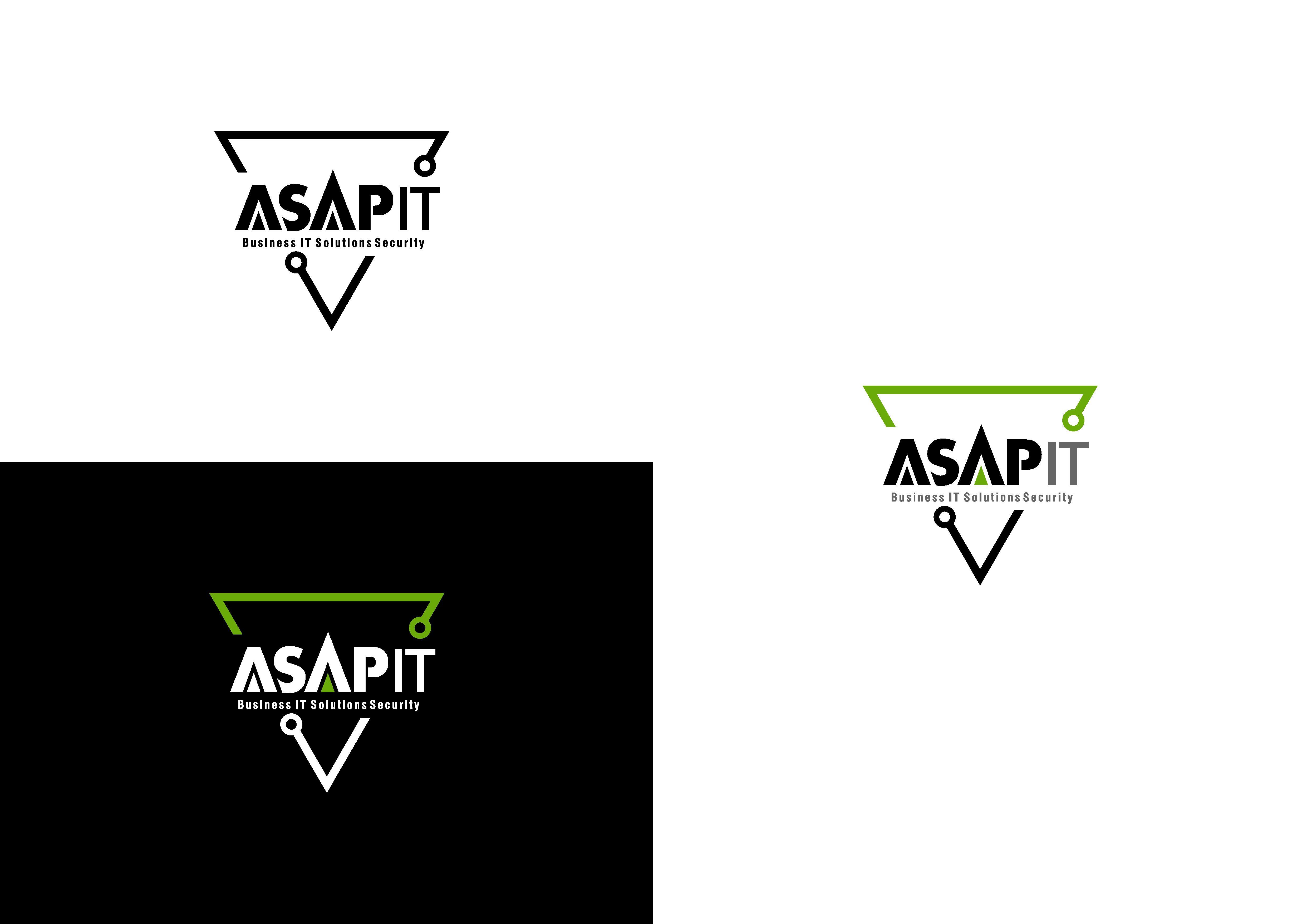 Diseño de Logo por graphics1 para Asap IT | Diseño #32052011