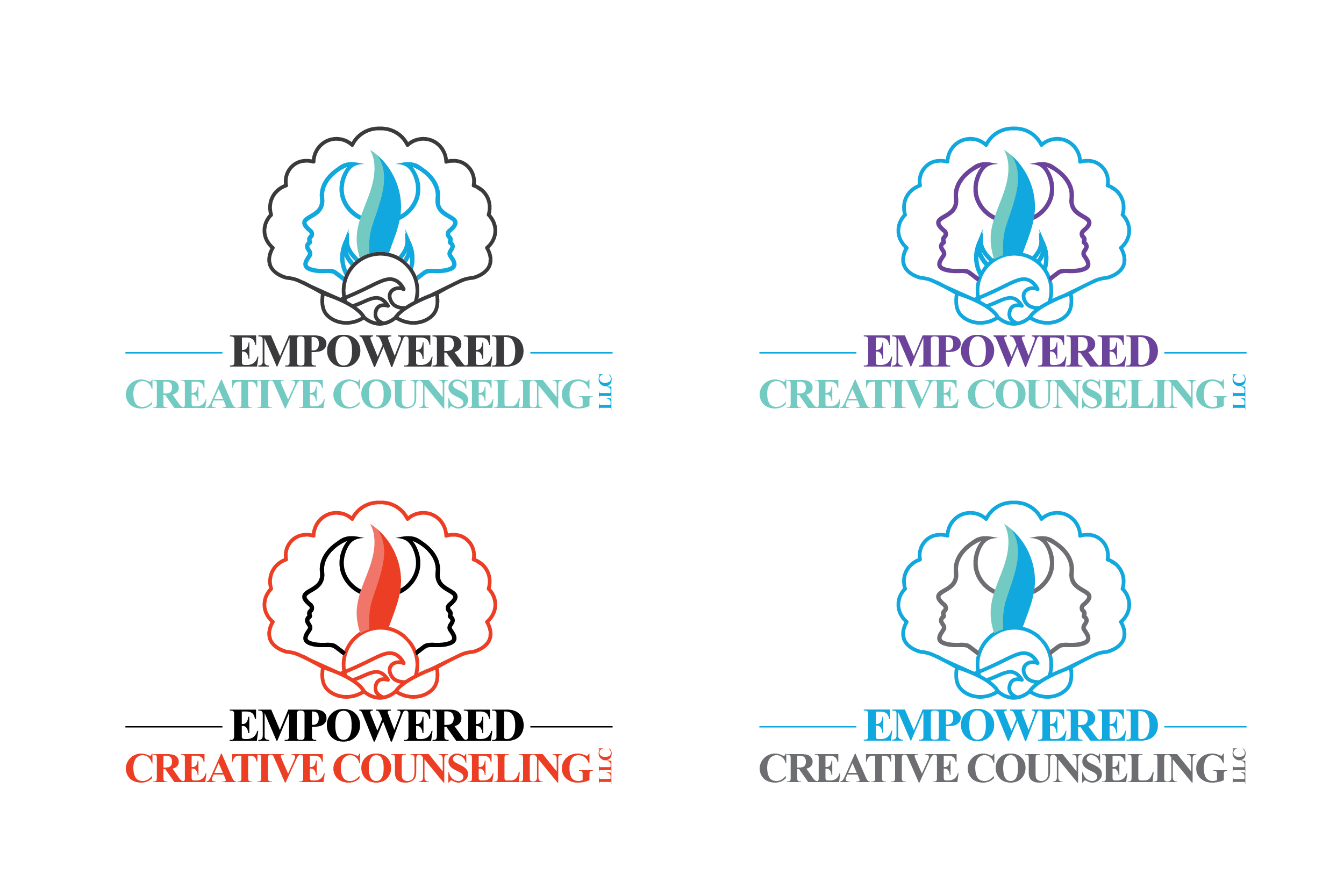 Logo-Design von #hashtag_DEsigN für Empowered Creative Counseling LLC | Design #31945689
