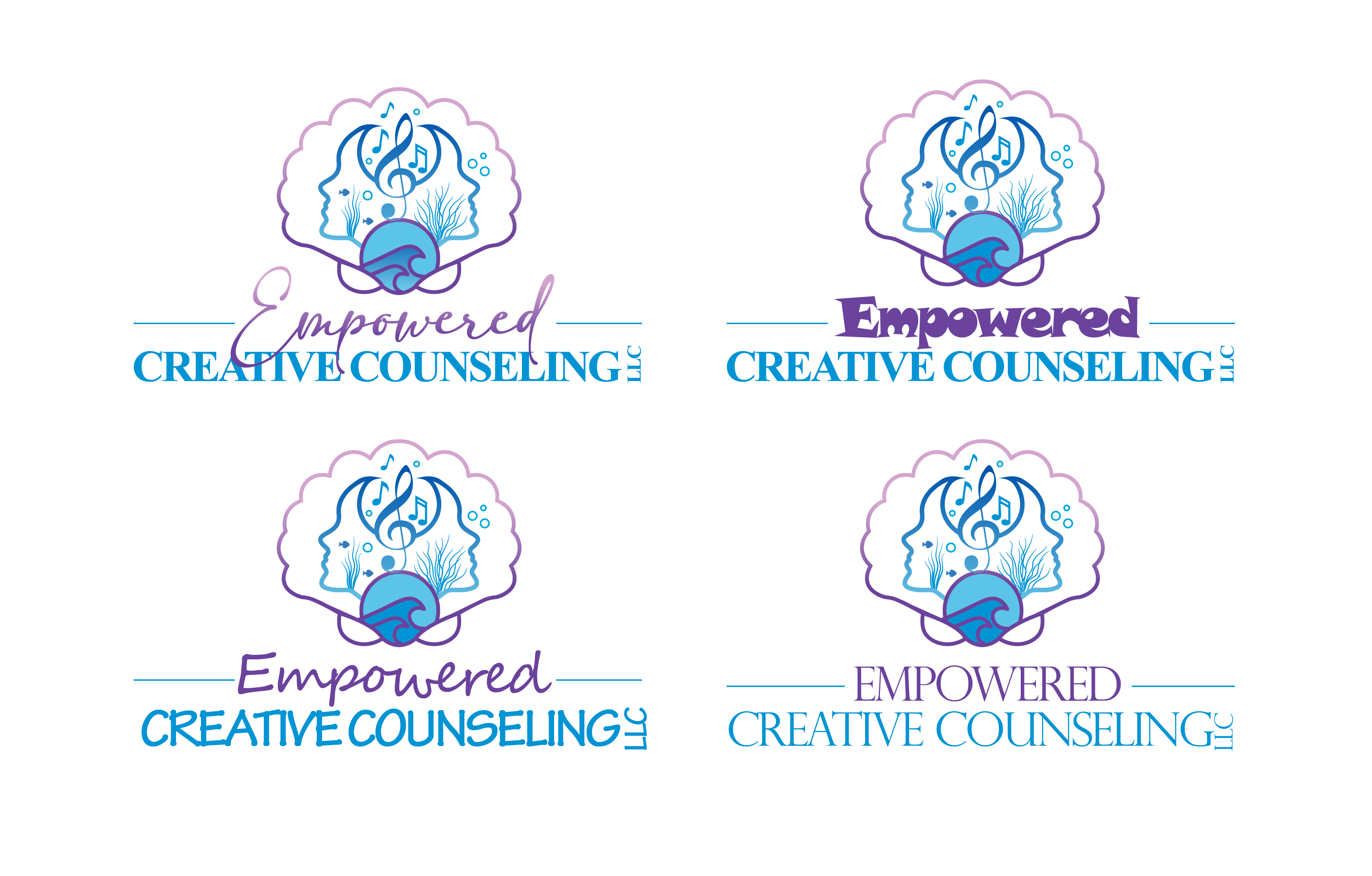 Logo Design by #hashtag_DEsigN for Empowered Creative Counseling LLC | Design #31954435