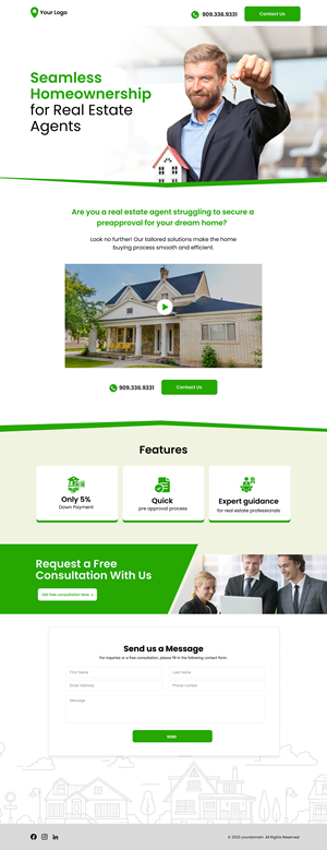 Diseño de Página de Aterrizaje por DeriMH para este proyecto | Diseño: #31945697