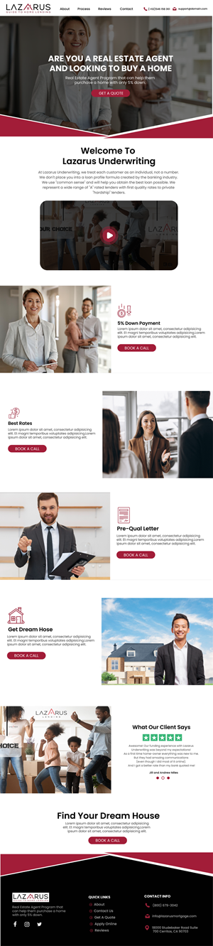Landing Page Design by WahDesign for this project | Design: #31954411