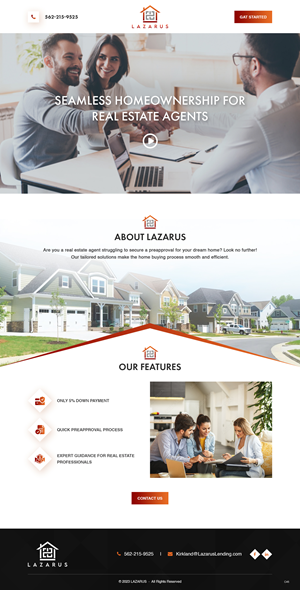 Landing Page Design by pb for this project | Design: #31954077