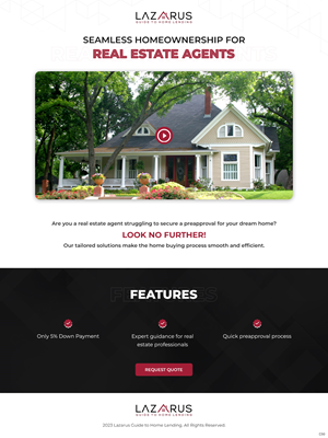 Landing Page Design by pb for this project | Design: #31954080
