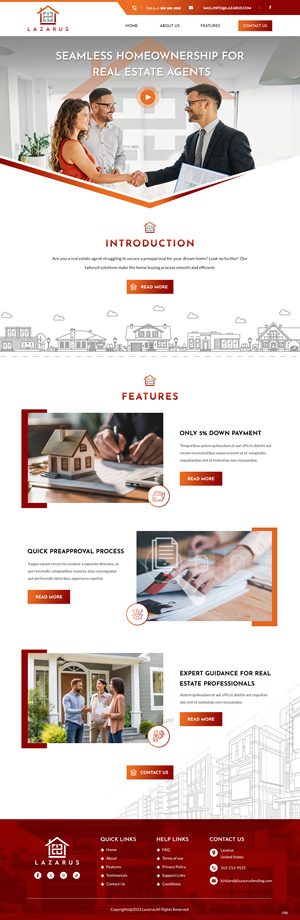Landing Page Design by pb for this project | Design: #31954084